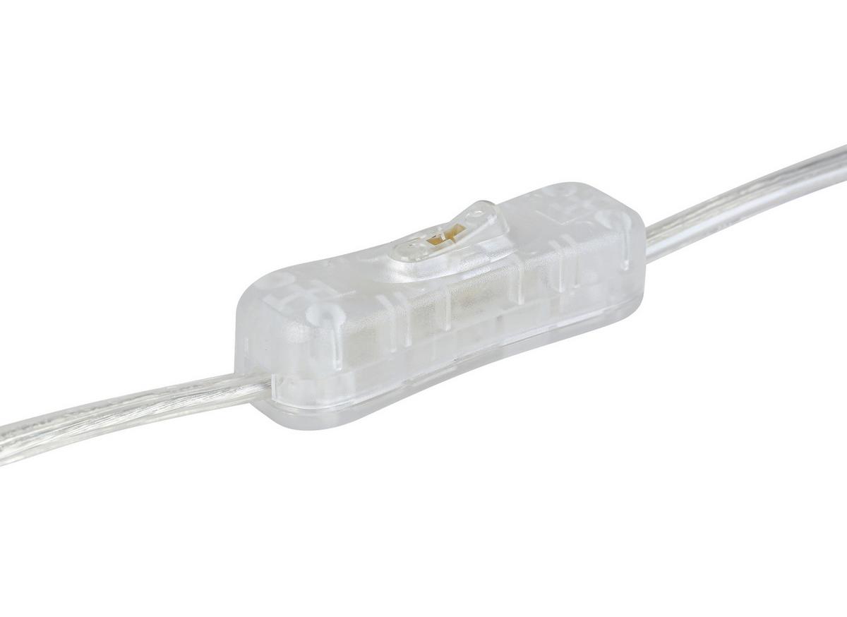 STOLNÁ LAMPA ILKA - biela/chrómová, Modern, kov/plast (27/12/35cm) - Mömax