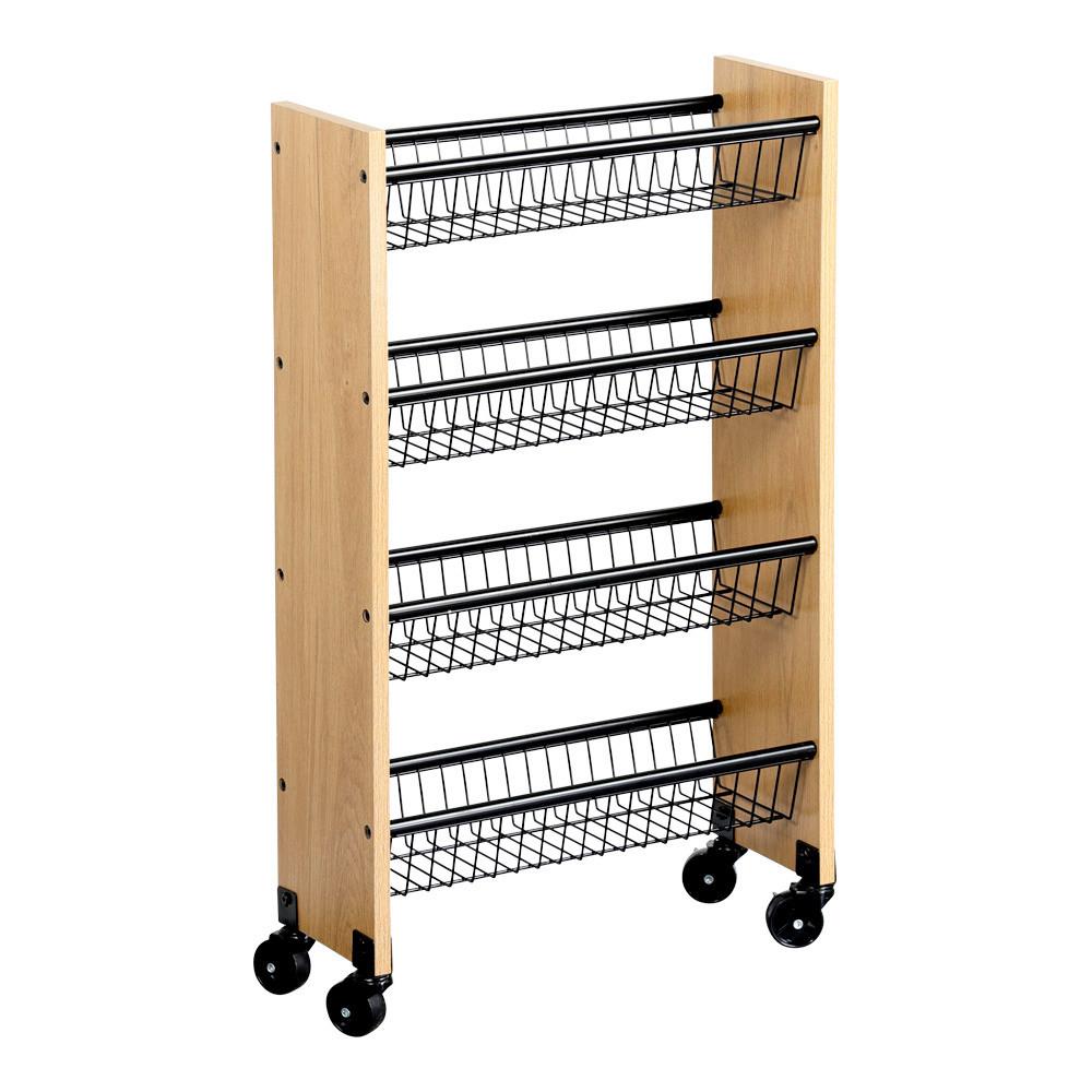 ALLZWECKWAGEN Braun, Schwarz L: 45cm - Schwarz/Braun, Trend, Holzwerkstoff/Metall (45/17/77cm) - Kesper