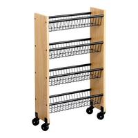 ALLZWECKWAGEN Braun, Schwarz L: 45cm - Schwarz/Braun, Trend, Holzwerkstoff/Metall (45/17/77cm) - Kesper