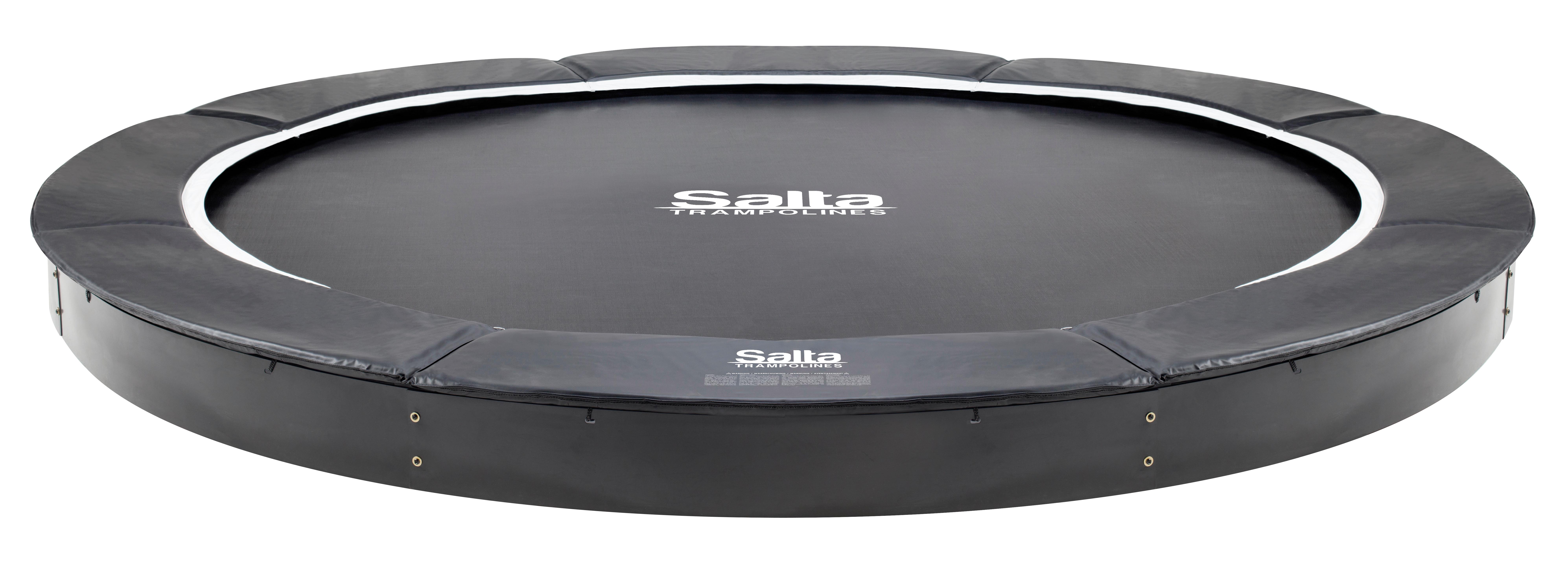 Bodentrampolin Ø 305cm Salta Royal Baseground - Schwarz, Trend, Metall (305cm) - Salta