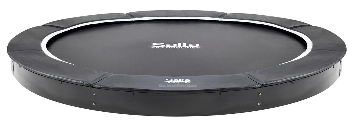 Bodentrampolin Ø 366cm Salta Royal Baseground - Schwarz, Trend, Metall (366cm) - Salta