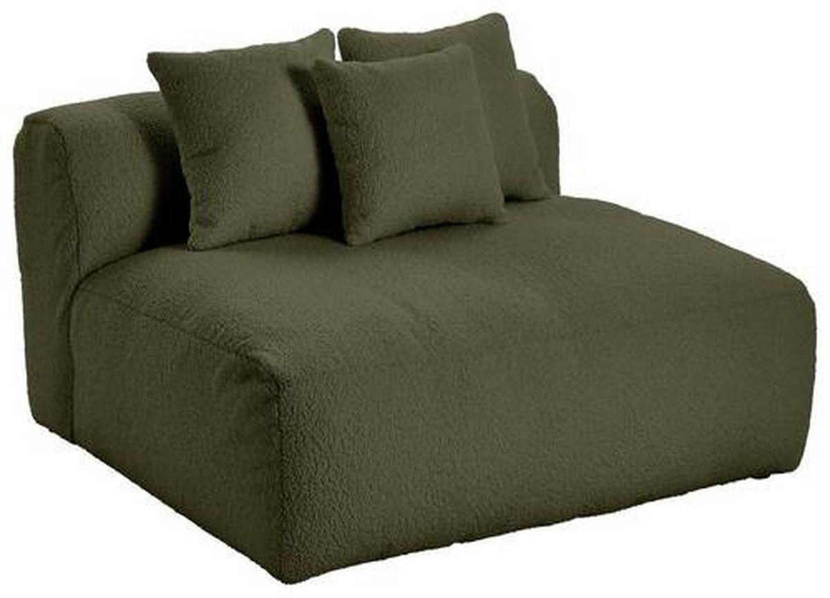 Modul Sofa Bloom 2er Sofa B: 120 Cm Olivgrün - Olivgrün, Trend, Textil (120/70/122cm) - Livetastic