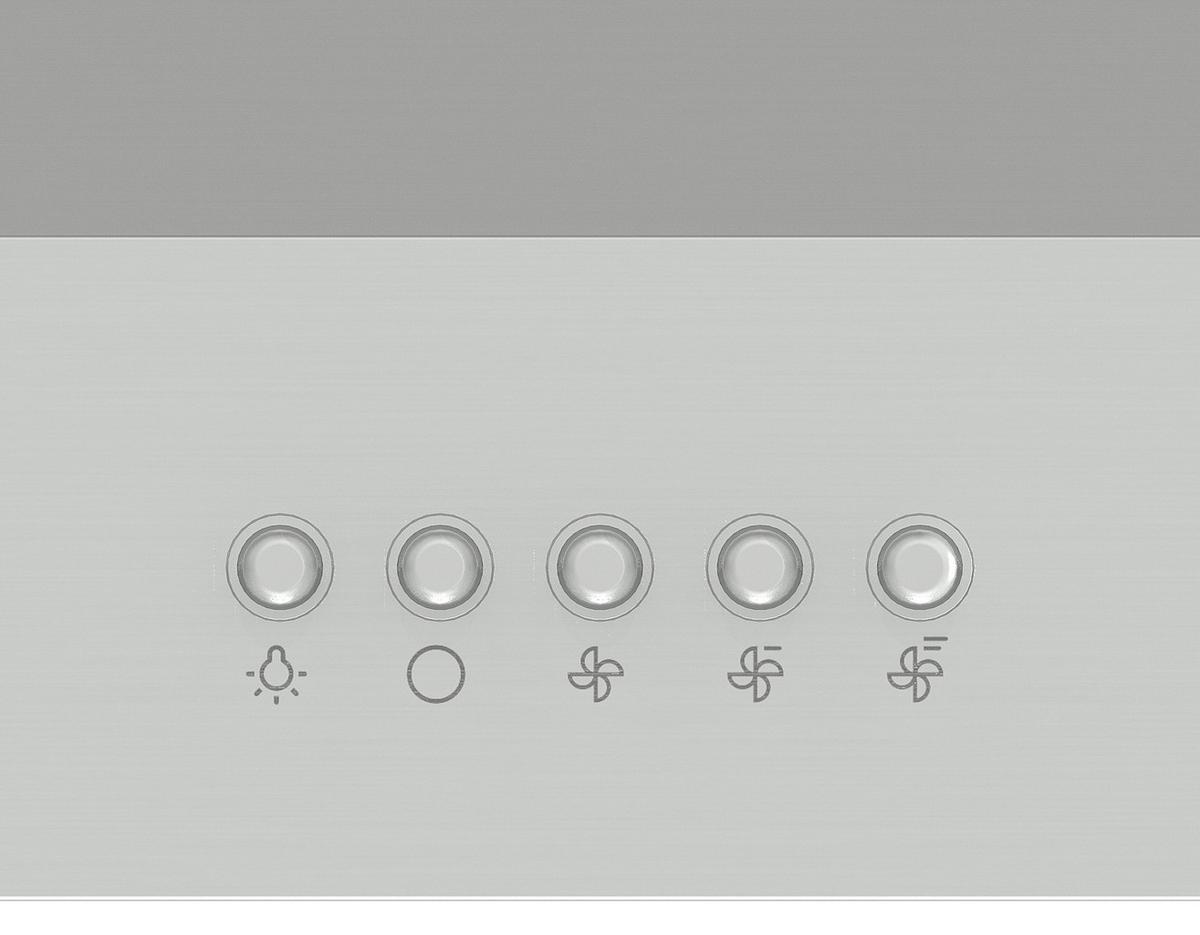 Unterbauhaube Edelstahl B: 59,6 Cm Led - Silberfarben, Basics, Metall (59,6/12,5/46,8cm) - Gorenje