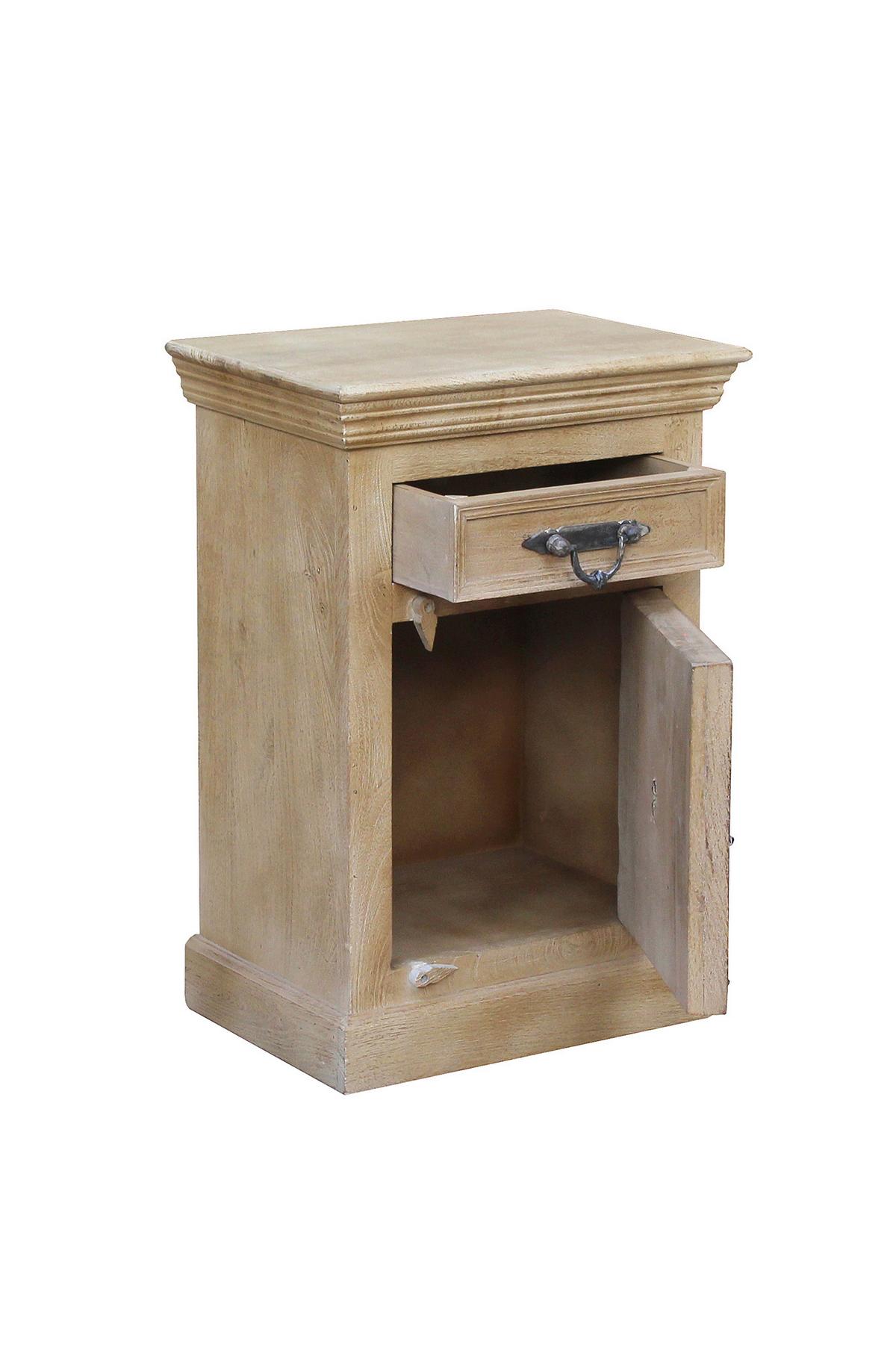 BADEZIMMER Mangolholz 5-teilig - Naturfarben, Basics, Holz - Livetastic