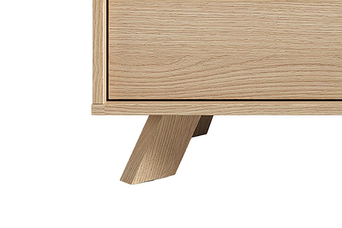 Highboard Bastian Eiche Bianco/Weiß B: 120 cm - Eiche Bianco/Eichefarben, Design, Holz/Holzwerkstoff (120/131/36,5cm) - MID.YOU