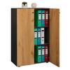Aktenschrank Lona Anthrazit/Eiche Dekor B:70cm - Honigeiche/Anthrazit, Design (70/110/39cm) - MID.YOU