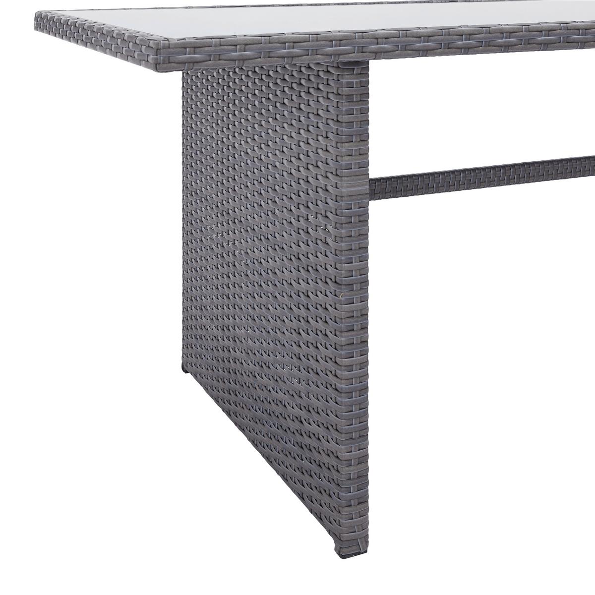 TERASOVÁ SEDACÍ SOUPRAVA Marrakesch 1, 181/240cm - šedá/černá, Moderní, kov/textil (181/70/240cm) - Modern Living