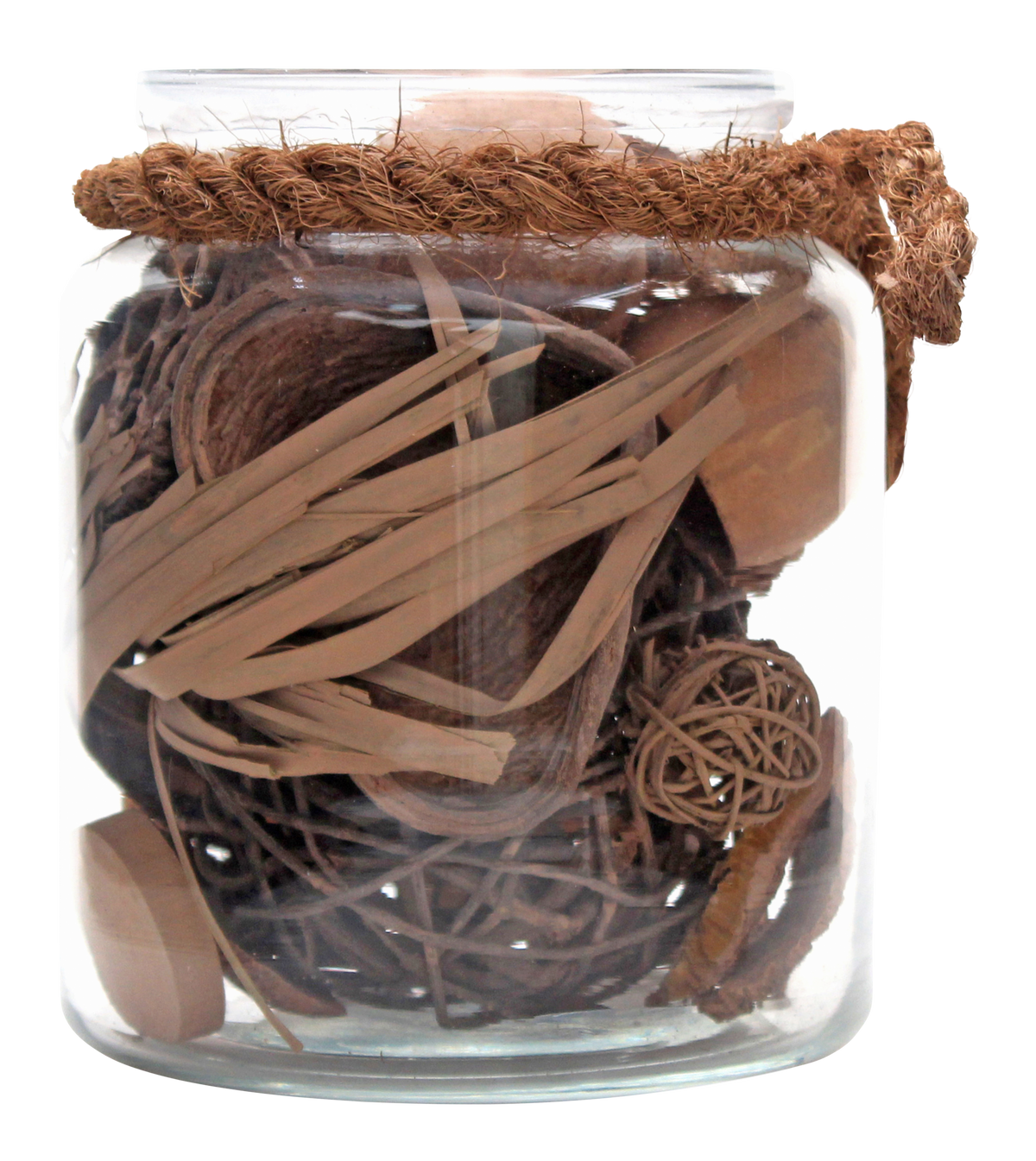 Dekoglas Flora Braun, 13,5x16,5 cm - Braun, LIFESTYLE, Glas/Naturmaterialien (13,5/16,5/13,5cm) - Kayoom
