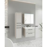 Badezimmer Toronto 4-Teilig Kaschmir/Beige B: 90 cm - Kaschmir/Kastanieneichefarben, LIFESTYLE, Keramik/Holzwerkstoff (90/130/35cm) - P & B