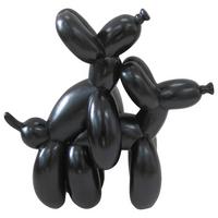 Dekohund Katja - Schwarz, KONVENTIONELL, Kunststoff (24/10,5/24cm) - Luca Bessoni