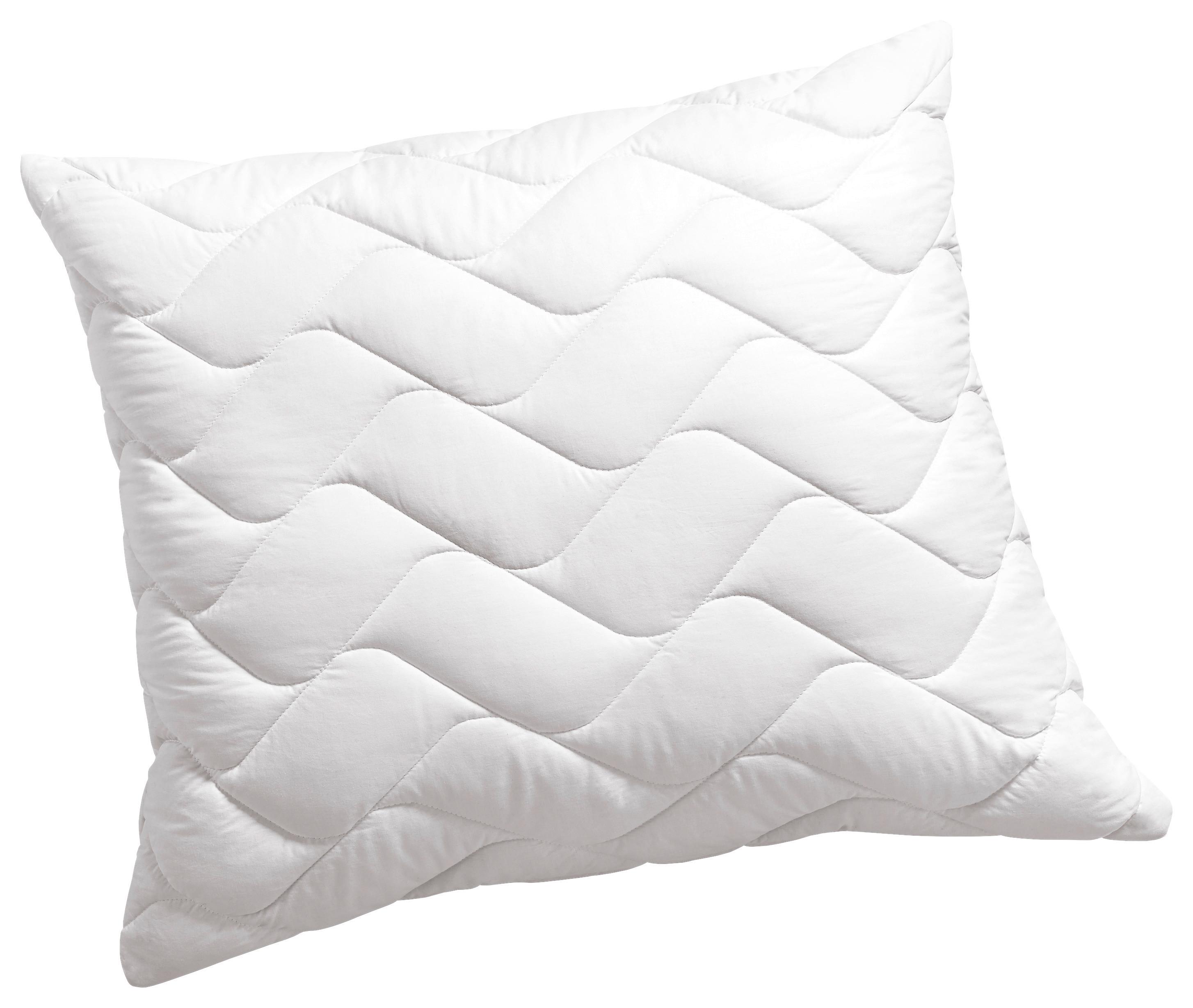 Kopfpolster mit abnehmbarem, gestepptem Baumwollbezug