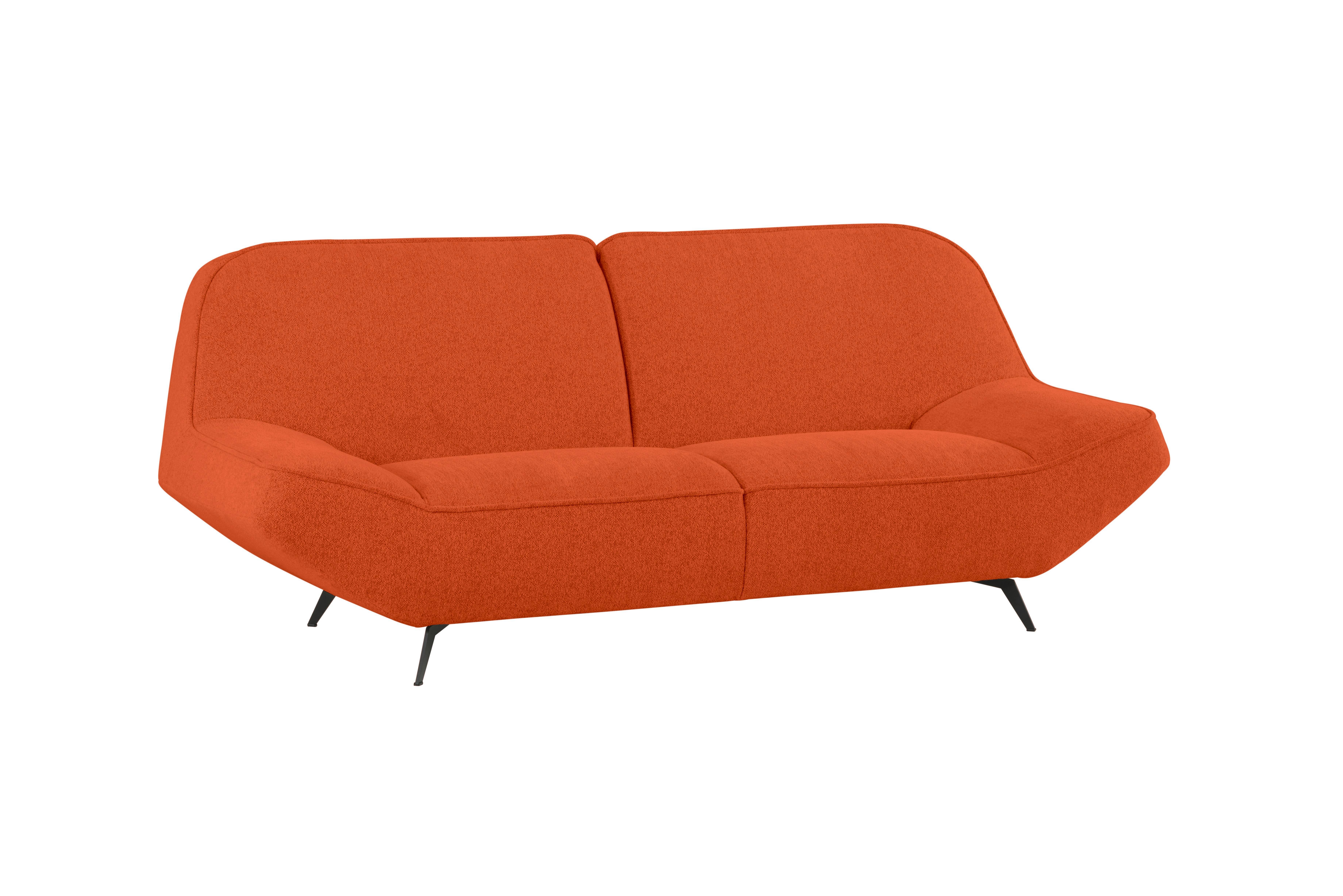 3-Sitzer-Sofa Aruba Rostfarben B: 224 cm - Rostfarben, Design, Textil (223/87/96cm) - MID.YOU