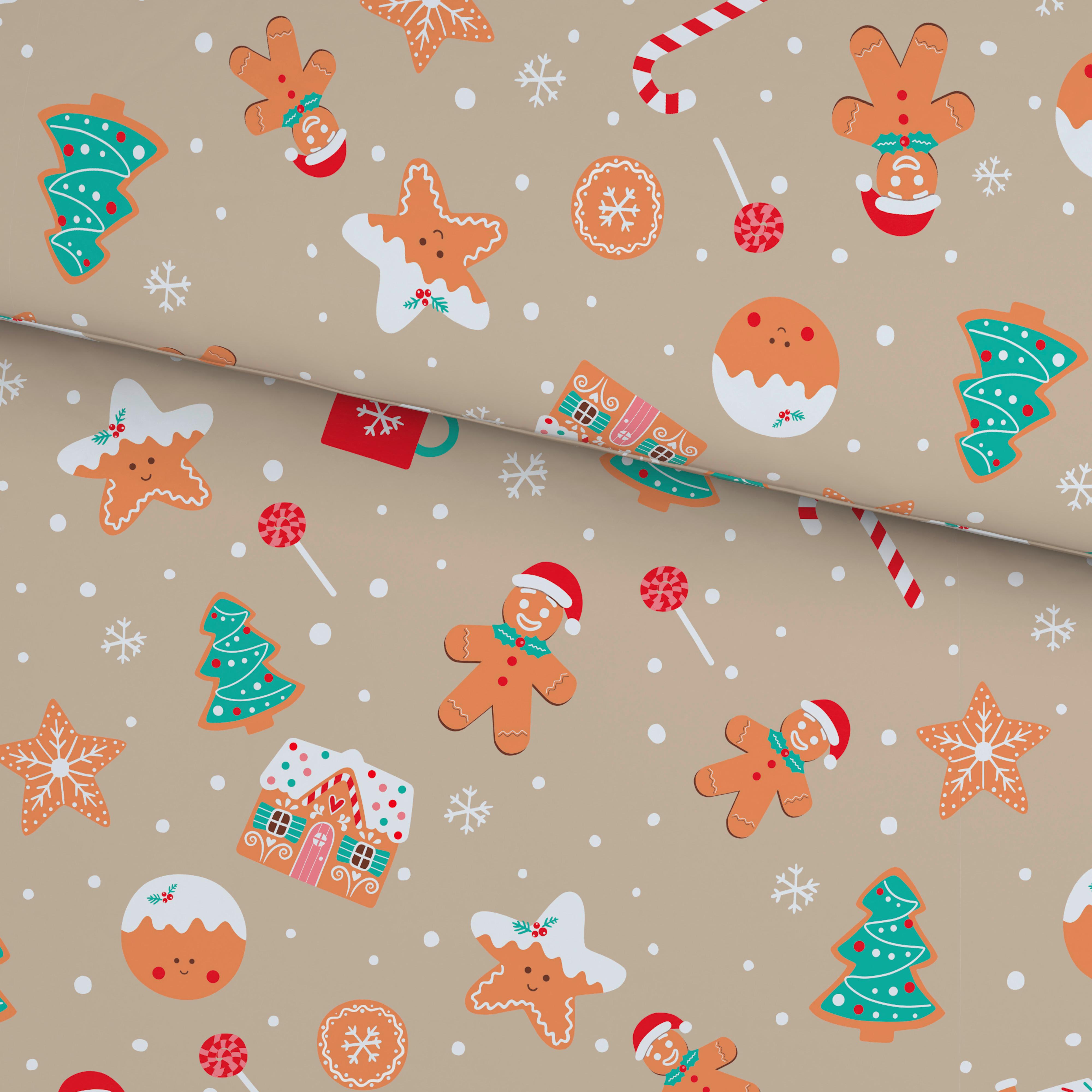 POSTEĽNÁ BIELIZEŇ LEBKUCHEN - viacfarebná, textil (140/200cm) - Mömax