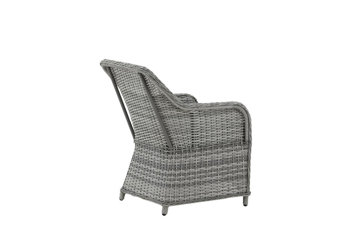 Gartenstuhl-Set Vikelund - Grau, KONVENTIONELL, Textil/Metall (65/92/75cm) - Gardenson