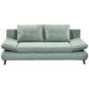 2-Sitzer-Sofa Mit Schlaffunktion Sunny B: 212 cm - Graublau/Schwarz, KONVENTIONELL, Holzwerkstoff/Textil (212/88/101cm) - MID.YOU