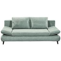 2-sitzer-sofa Mit Schlaffunktion Sunny B: 212 Cm - Graublau/Schwarz, KONVENTIONELL, Holzwerkstoff/Textil (212/88/101cm) - MID.YOU