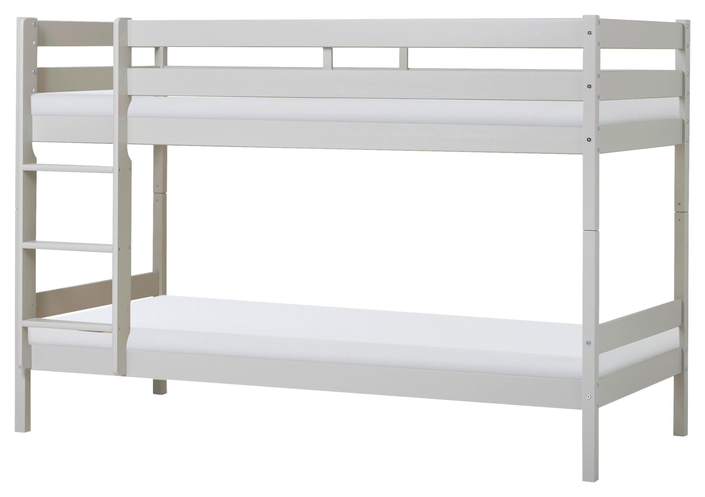 Etagenbett Eco Comfort Grau, Lf: 90x200 cm - Naturfarben/Grau, MODERN, Holz (90/200cm) - MID.YOU