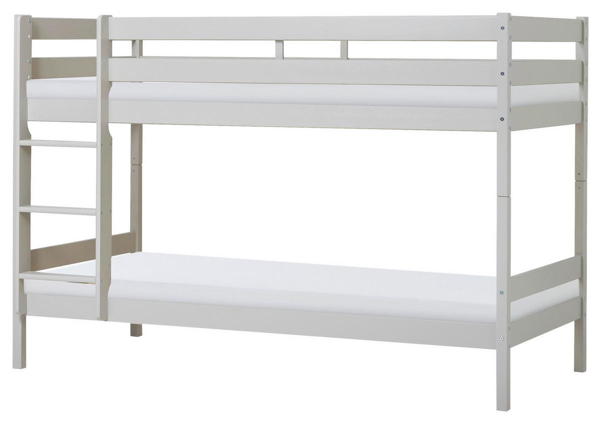 Etagenbett Eco Comfort Grau, Lf: 90x200 cm - Naturfarben/Grau, MODERN, Holz (90/200cm) - MID.YOU