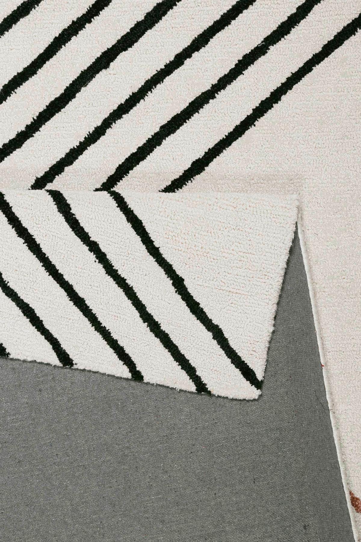 Tuftteppich Multicolor, Bxl: Ca. 140x200cm - Beige/Schwarz, MODERN, Textil (140/200cm) - Esprit