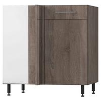 Alsószekrény Corina 2 - tölgyfa színű/Sonoma tölgy, Modern, műanyag/fa (80(100)/82,4/58cm)