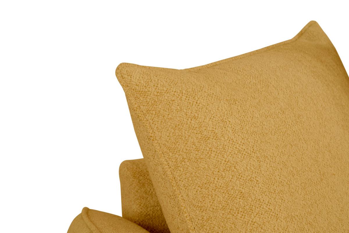 Ecksofa Costo Senfgeld S: 254 cm - Senfgelb, Design, Textil (254/160cm) - MID.YOU