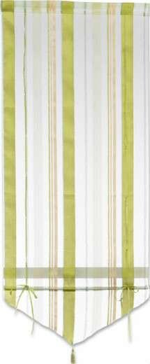 Készfüggöny Milou - Pezsgő/Piros, konvencionális, Textil (60/140cm) - Ombra