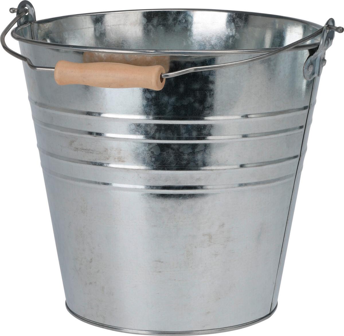 Fém Vödör Kb. 10l - Basics, fém (10l)