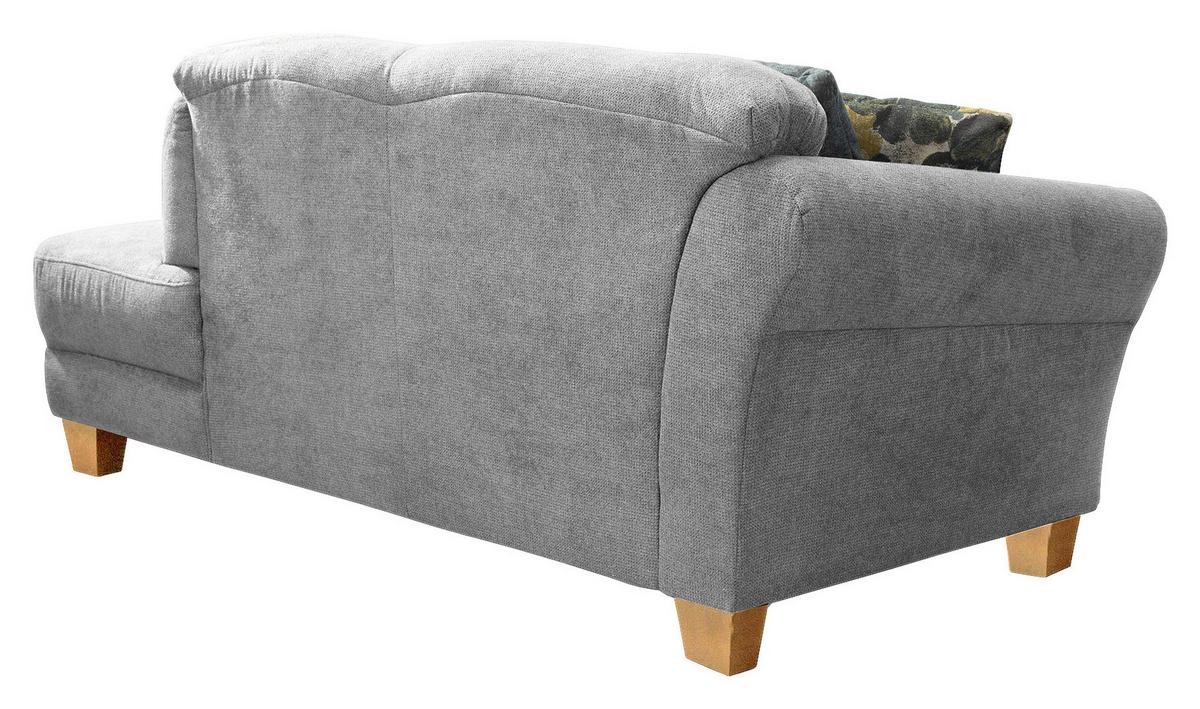 Récamiere Gotland V Silberfarben B: 194 cm - Silberfarben/Naturfarben, KONVENTIONELL, Textil (194/84/91cm) - Sit & More