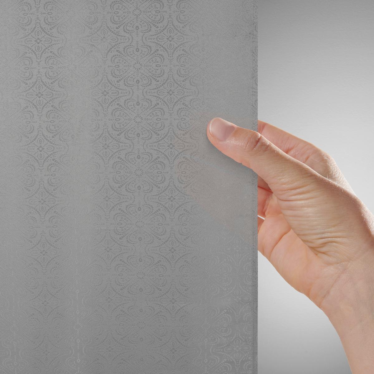 HOTOVÝ ZÁVĚS EMIL - šedá, Romantický / Rustikální, textil (135/245cm) - Mömax