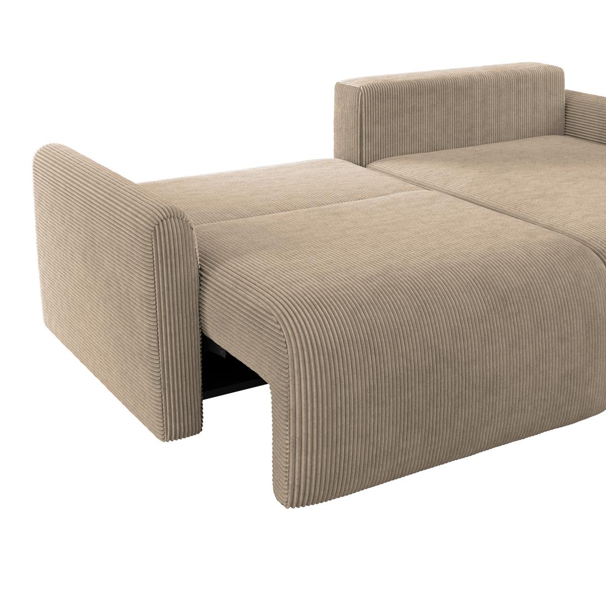 Ecksofa Josh Creme S: 229x146 Cm - Creme, Trend, Textil (229/146cm)