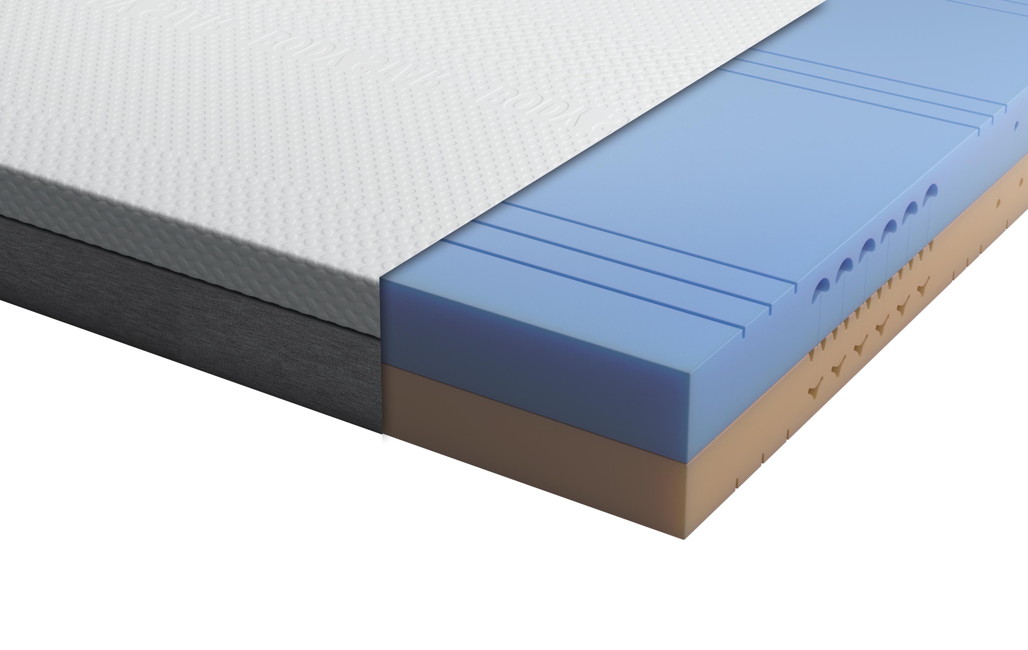 Wendematratze Bodystar-140x200 - Weiß, Basics, Textil (140/200cm) - BODY STAR classic