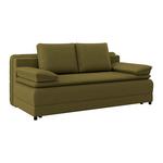 Schlafsofa Alice - Schwarz/Olivgrün, MODERN, Textil (202/73-92/105cm) - Luca Bessoni