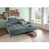 Ecksofa Intera, Mintgrau S: 200x188 cm - Mintgrau/Schwarz, KONVENTIONELL, Textil (200/188cm) - Livetastic