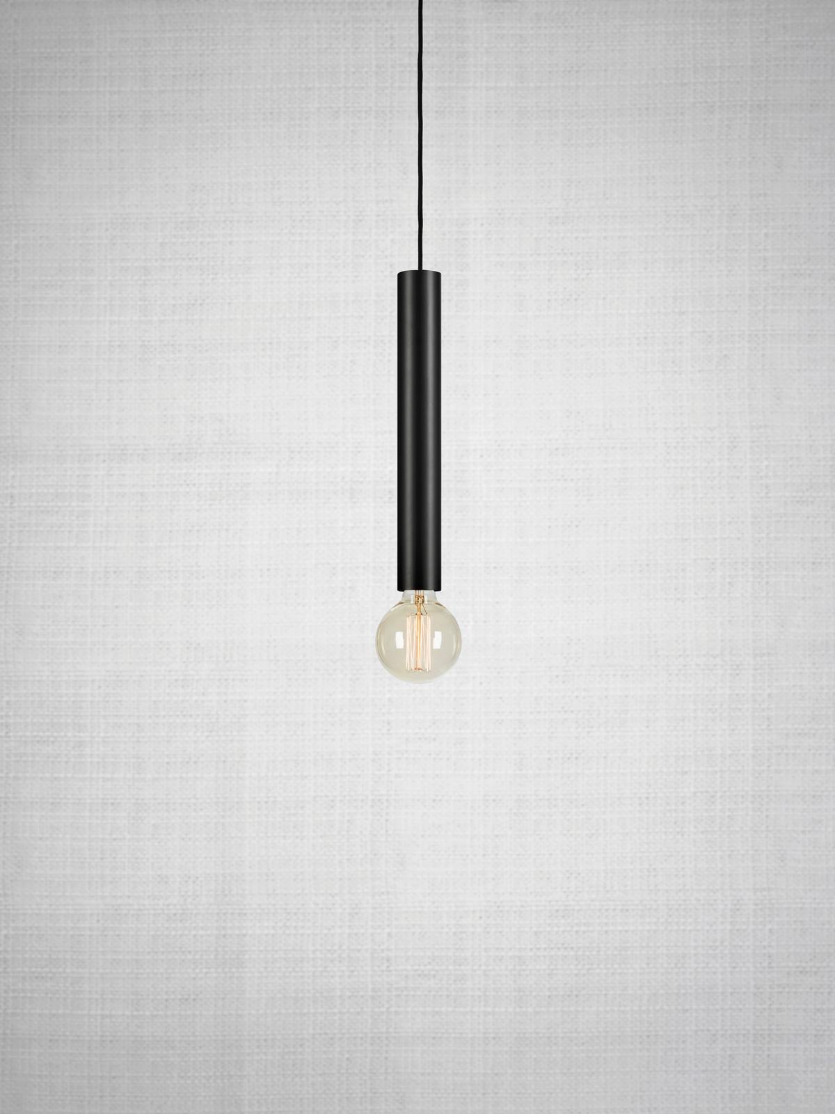 Hängeleuchte Sencillo Pendant 1l Black - Schwarz, Basics, Metall (5/35,5cm) - Markslöjd