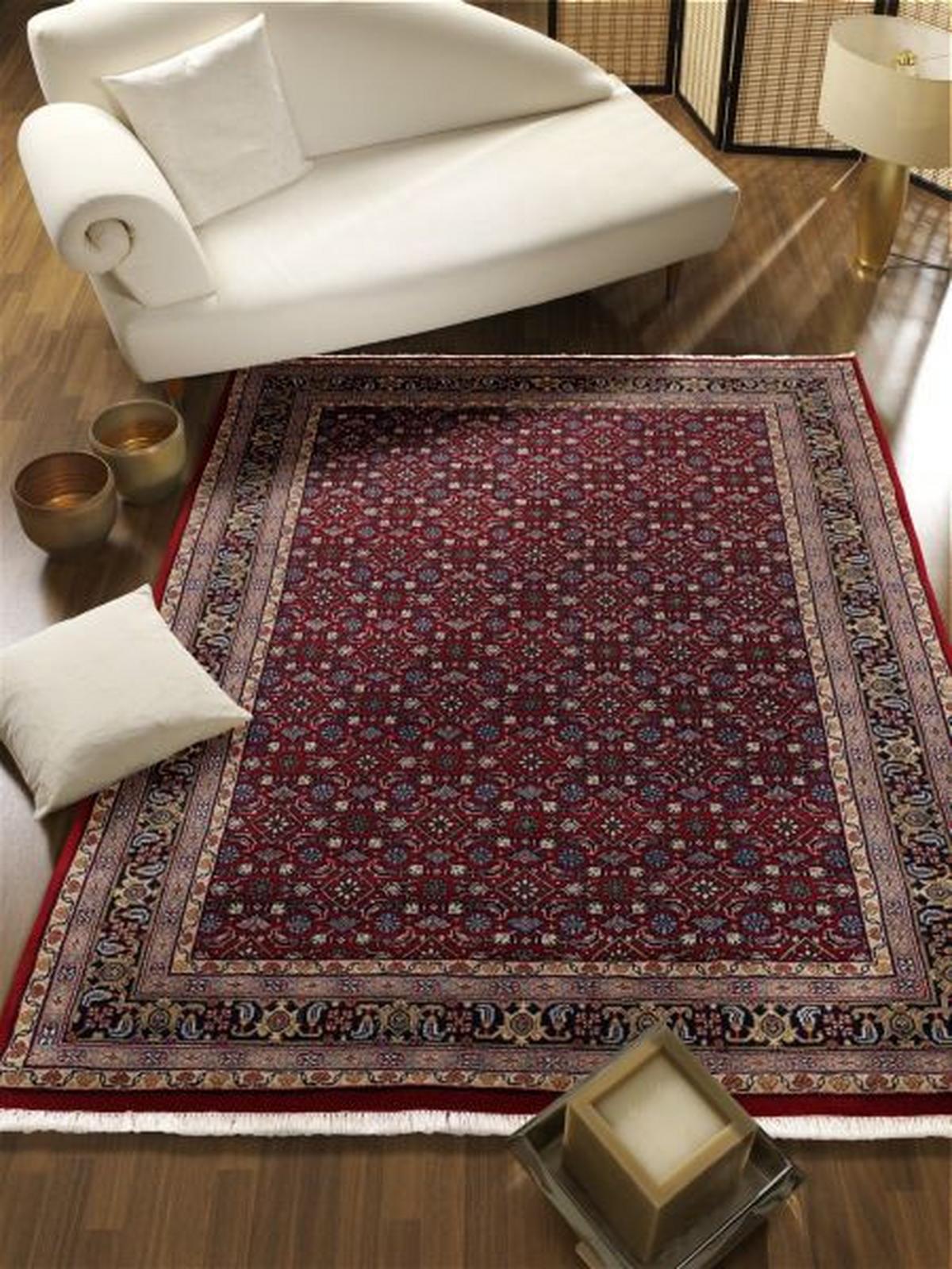 Orientalischer Webteppich Blau/Rot Herati 200x300 cm - Blau/Rot, KONVENTIONELL, Textil (200/300cm) - Cazaris