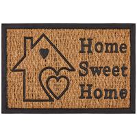 Lábtörlő Kendall - világosbarna, Konventionell, műanyag/természetes anyagok (40/60cm) - Ondega