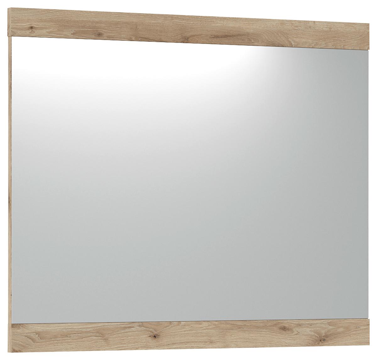 Spiegel Twist B: 86 cm Viking Eiche Dekor - Eichefarben, MODERN, Glas/Holzwerkstoff (86/72/2,2cm)