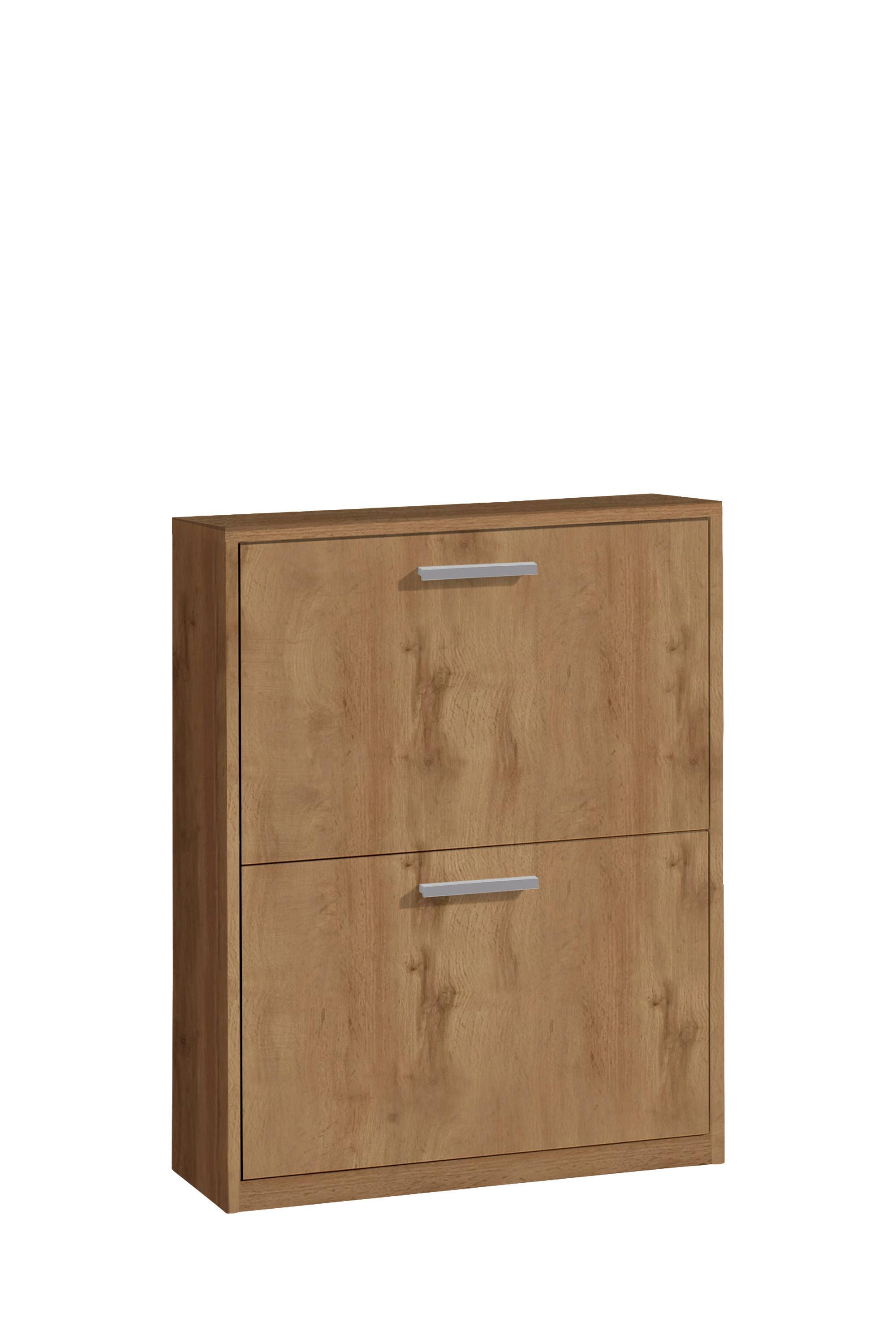 Cipősszekrény Tiger 2 64/82,4cm - Wotan tölgy, Konventionell, faalapú anyag (64/82,4/26cm)