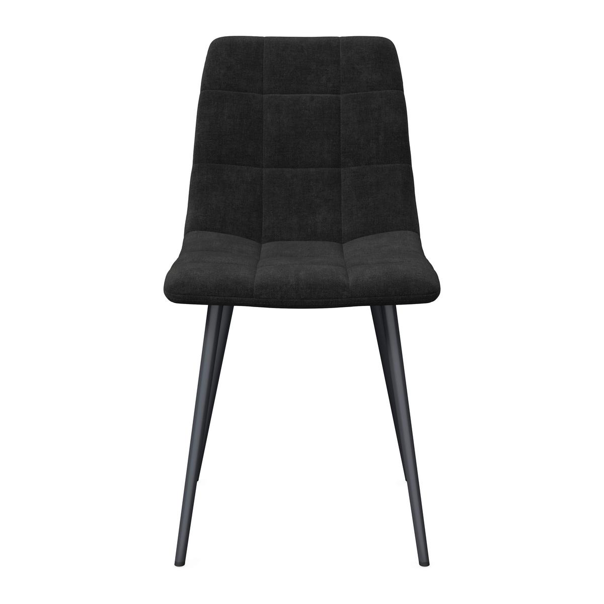 ŽIDLE RIA - černá, Moderní, kov/textil (44/87/54cm) - Bessagi Home