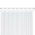 Vorhang mit Schlaufen und Band Veri  140x255 cm Weiß - Weiß, MODERN, Textil (140/255cm) - Luca Bessoni