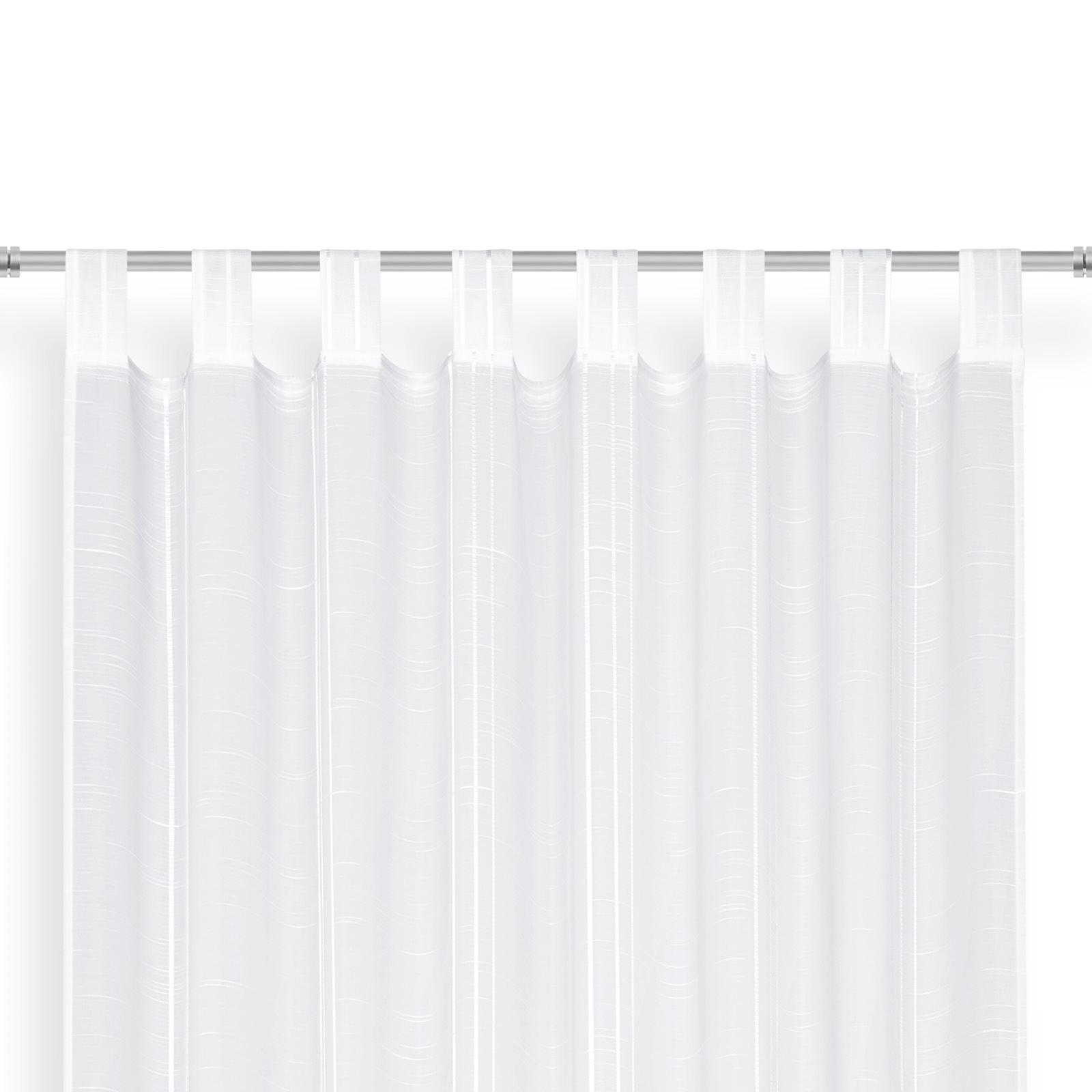 Készfüggöny Veri - Fehér, modern, Textil (140/255cm) - Luca Bessoni