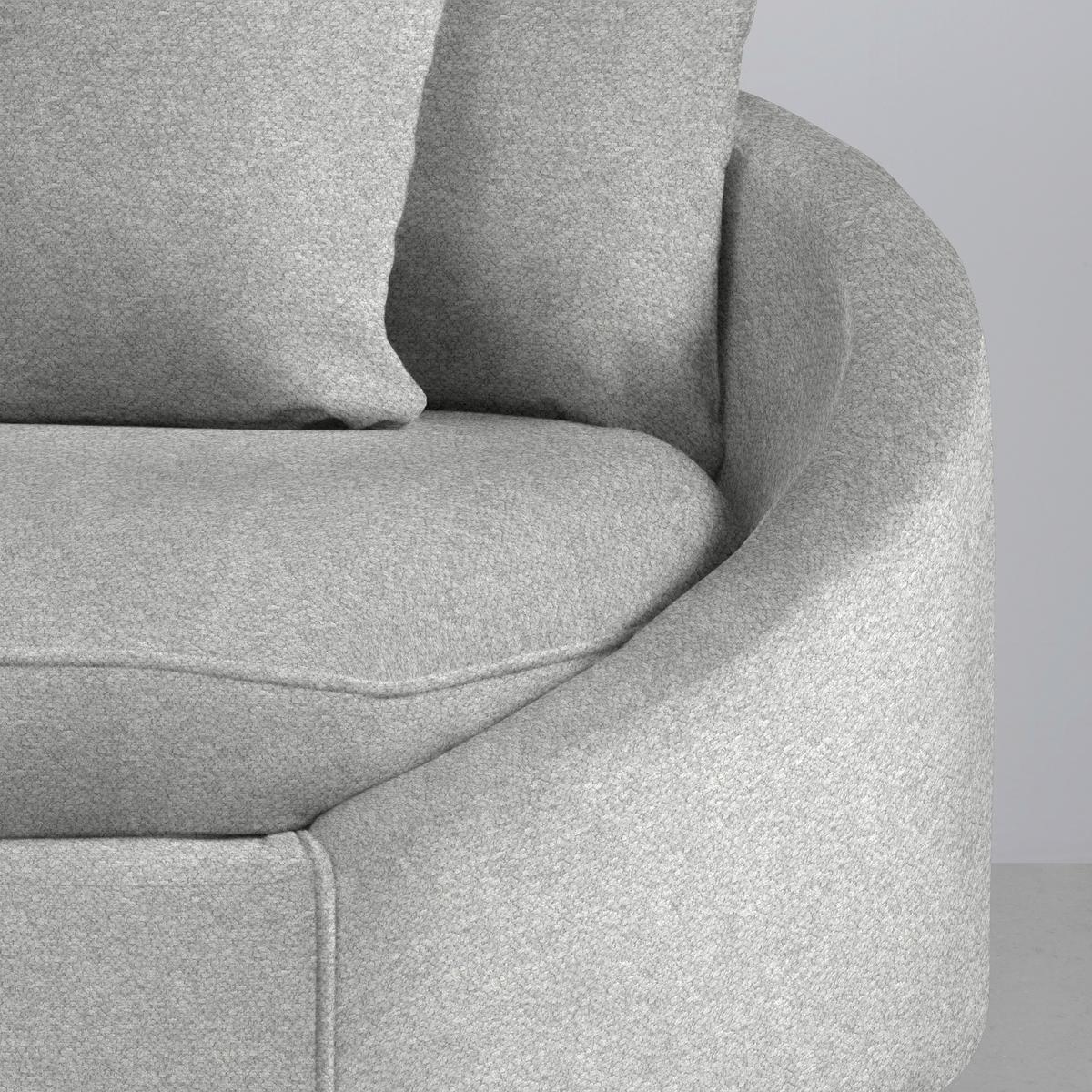 Rohová sedačka AXEL, levá, světle šedá tkanina - černá/světle šedá, Moderní, kov/textil (250/291cm) - Mömax