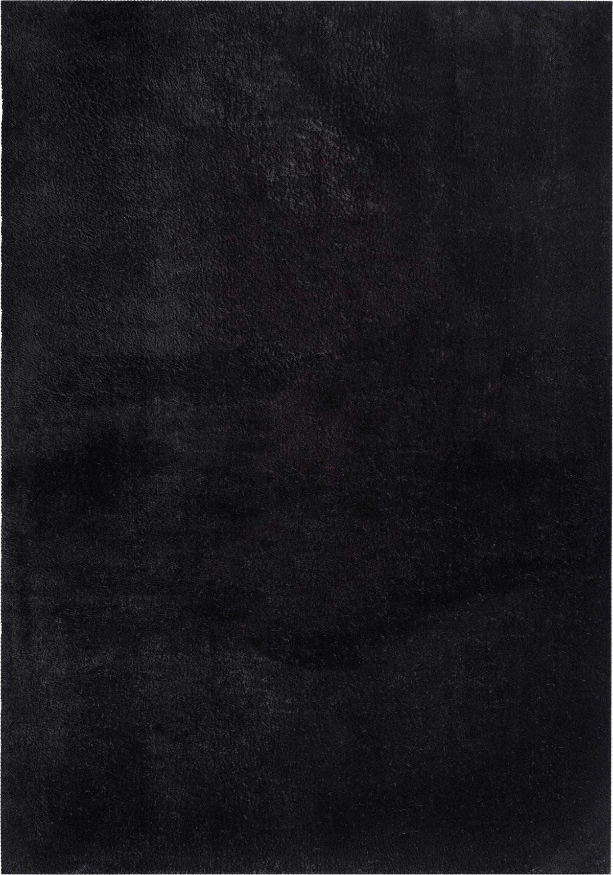 Fellteppich Loft - Schwarz, KONVENTIONELL, Textil (120/160cm)