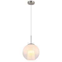 Hängeleuchte Barry Chromfarben Glas D: 25cm - Klar/Chromfarben, Basics, Glas/Kunststoff (25/120cm) - Globo