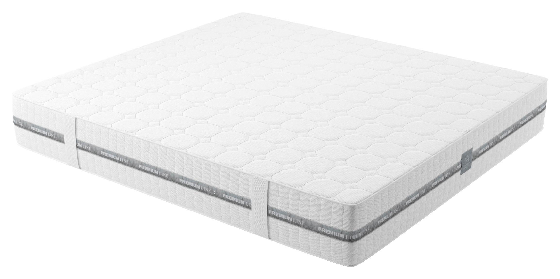 Partnermatratze Magni 180x200 Cm H2/h3 H: 28 Cm - Weiß, KONVENTIONELL, Textil (180/200cm)