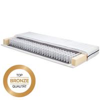 Taschenfederkernmatratze Rolly 90x200cm mittelfest - Weiß, Textil (90/200cm) - Primatex