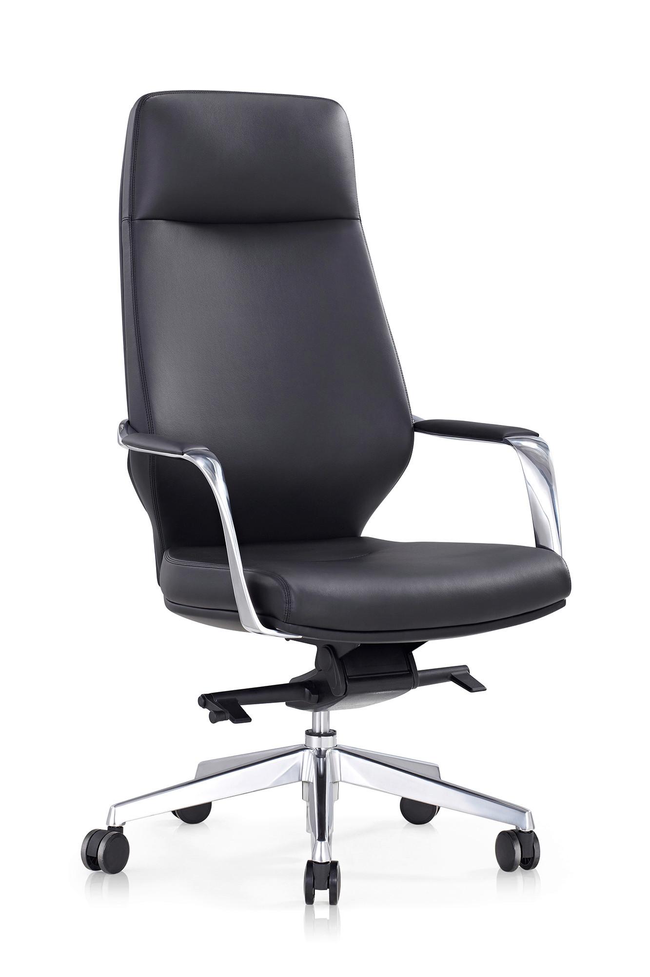 Drehstuhl Schwarz/Silberfarben B: 63cm - Silberfarben/Schwarz, MODERN, Kunststoff/Textil (63/120,5/66cm) - Livetastic