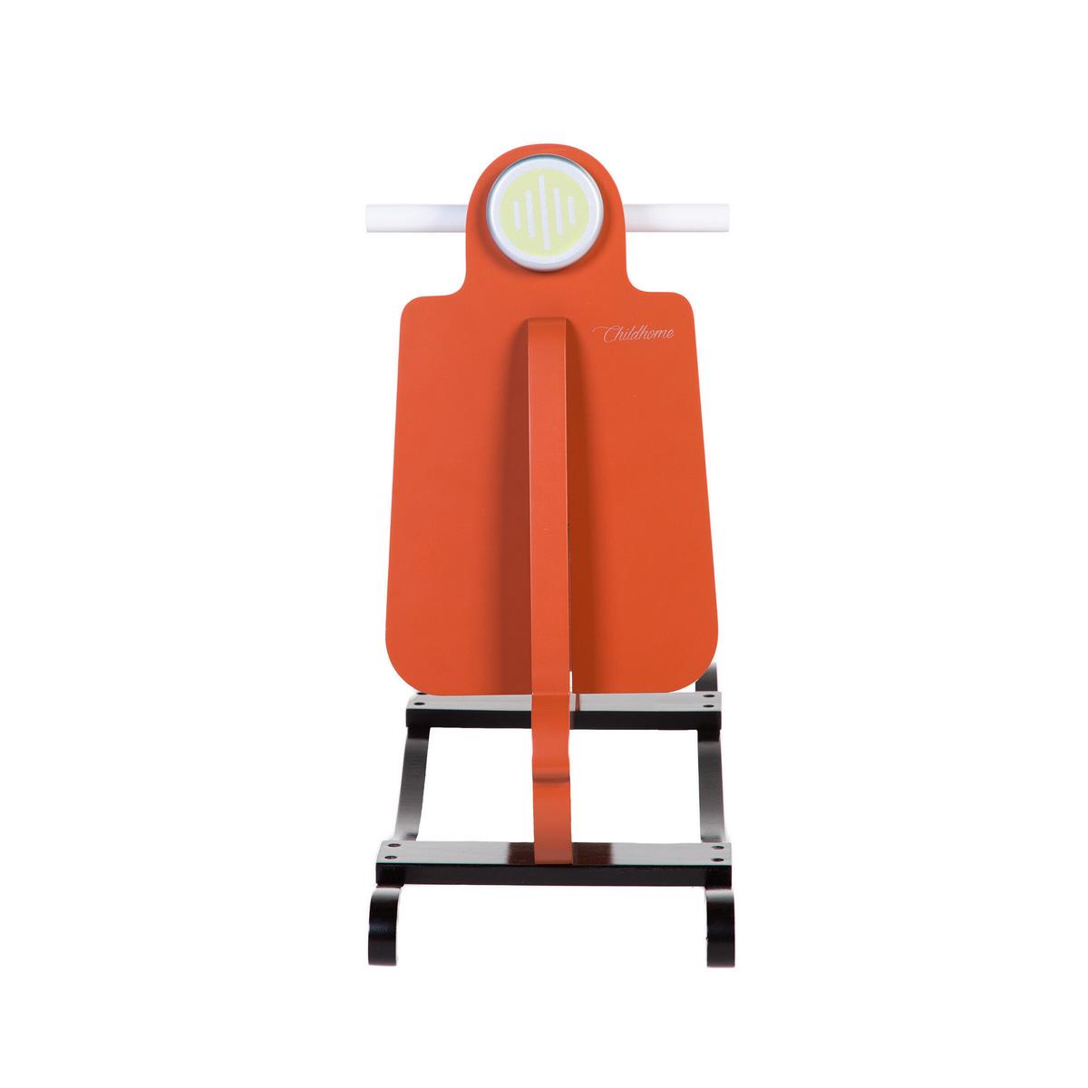 Schaukeltier Roller Schwarz, Rostfarben, L: 70 cm - Rostfarben/Schwarz, KONVENTIONELL, Holzwerkstoff (70/25/57cm) - Childhome