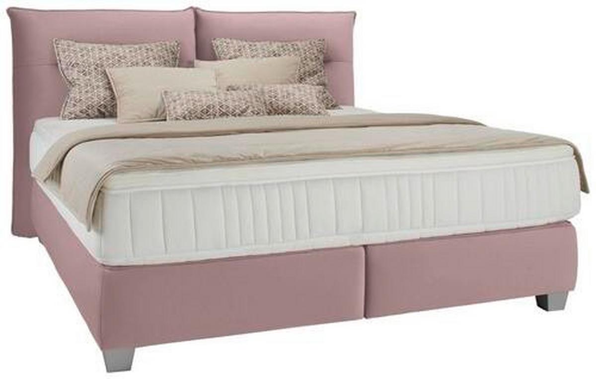 Postel boxspring Fog 160x200cm,šeříková - barvy stříbra/šeříková, Lifestyle, textil/plast (160/200cm) - Premium Living