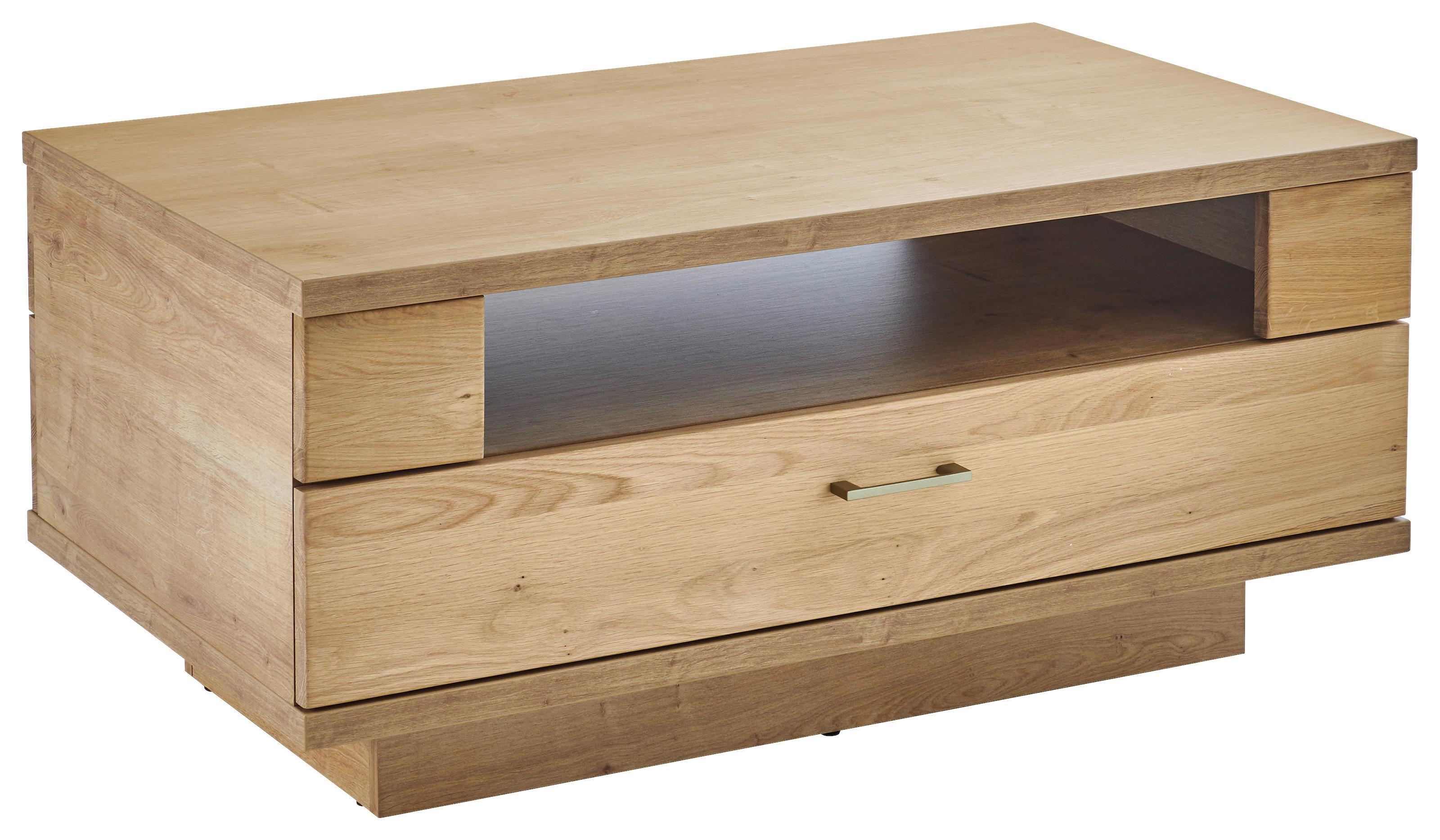COUCHTISCH KANSAS - Alteiche, KONVENTIONELL, Holzwerkstoff (100/60/45,7cm) - Livetastic